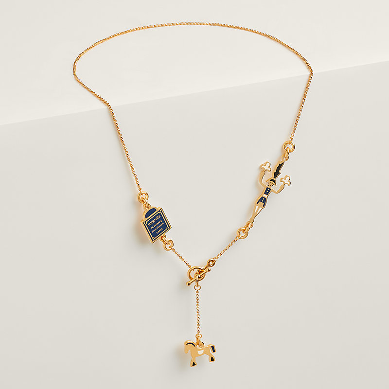 Cheval necklace - Black | Hermès Netherlands